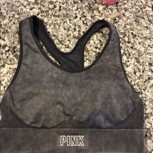 seamless PINK sports bra